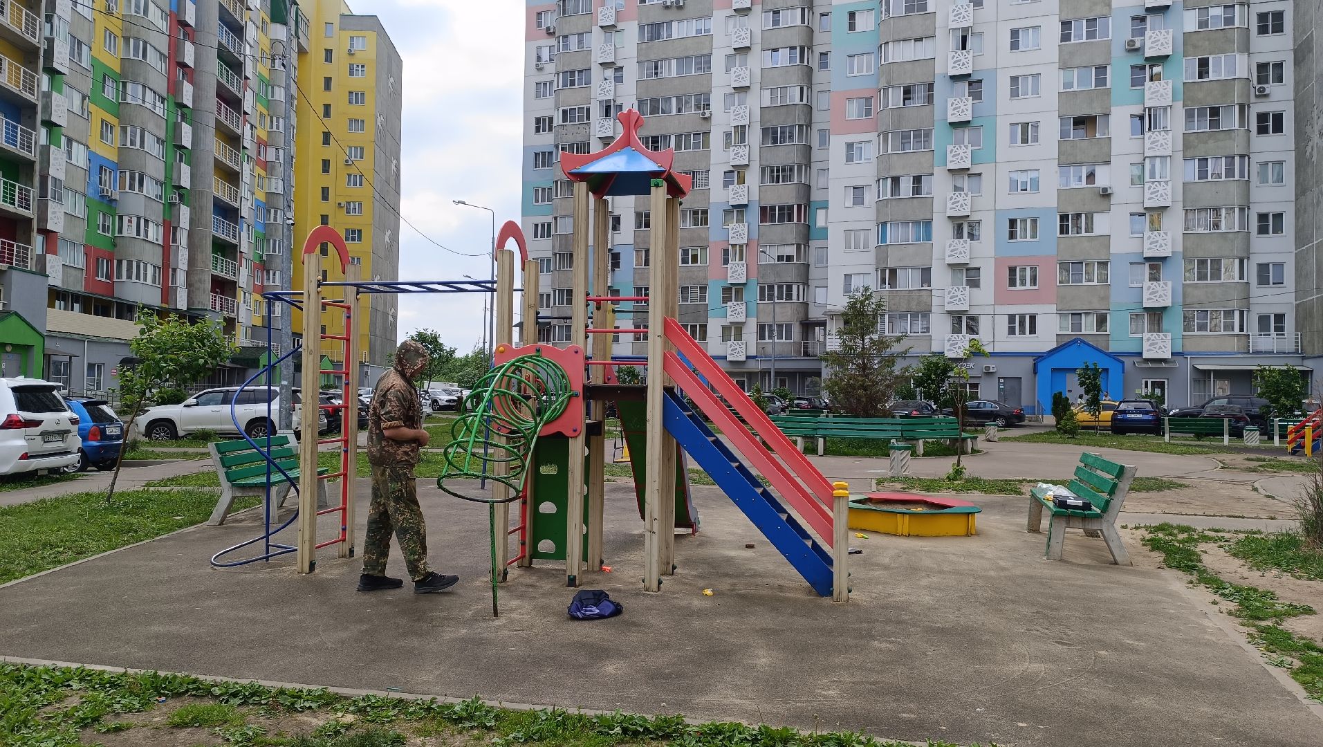 благоустройство, двор, лобня, жкх,