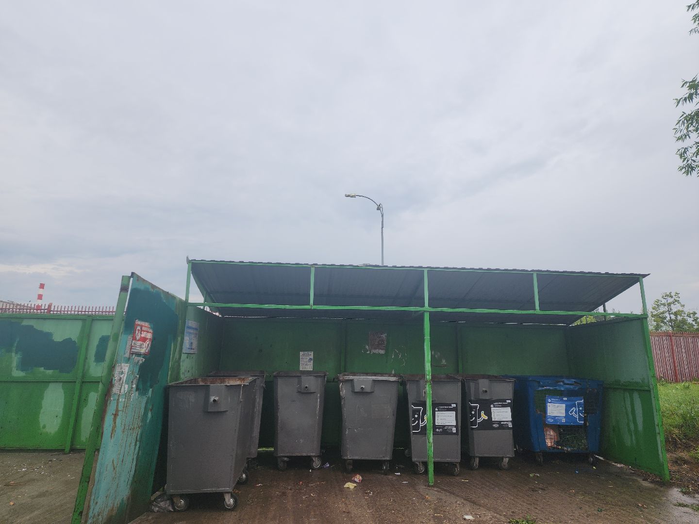 серпухов, подмосковье, контейнерная площадка,