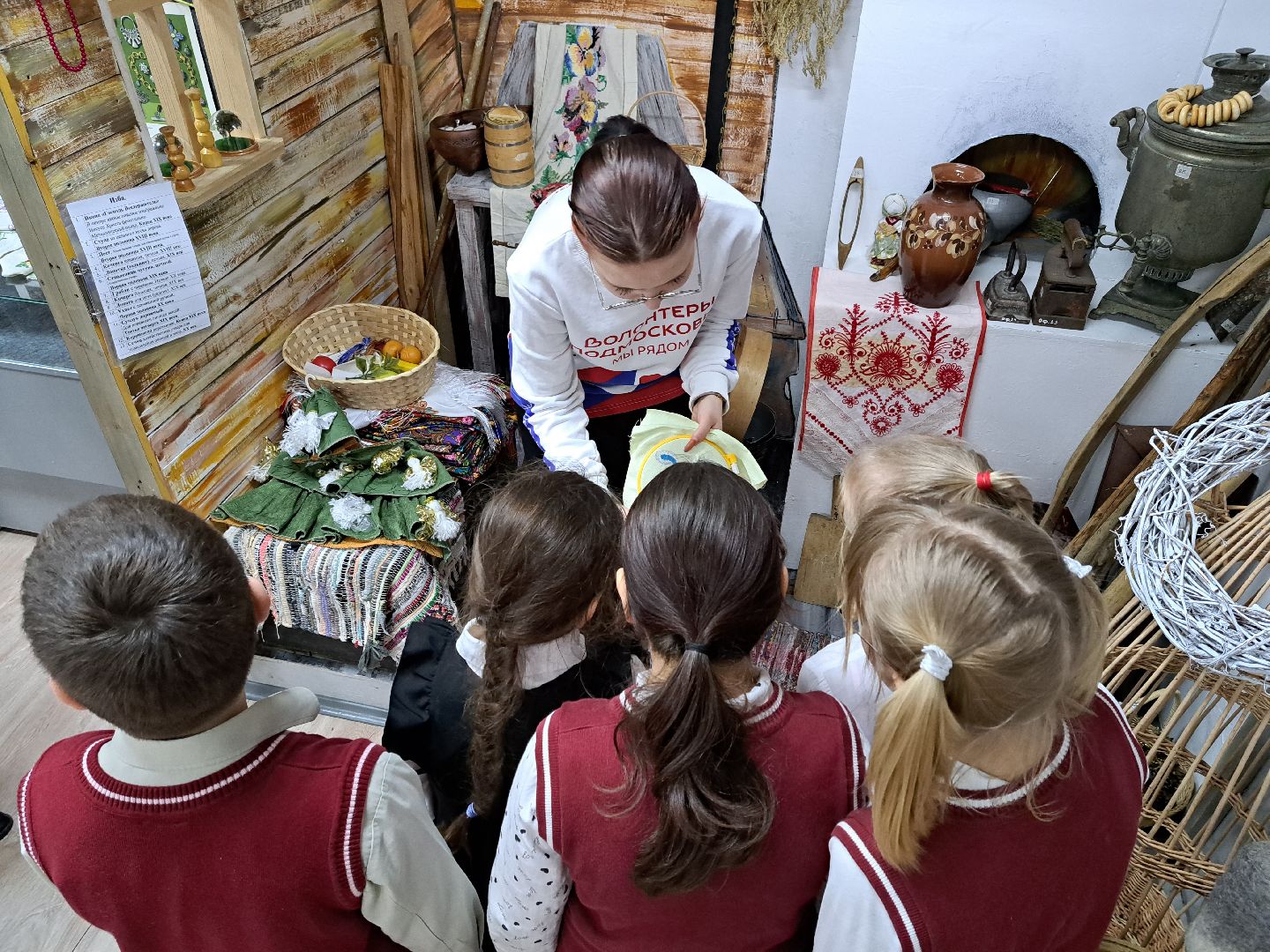 Школьный музей, Кожино, школа, экспонаты, усадьба Морозова