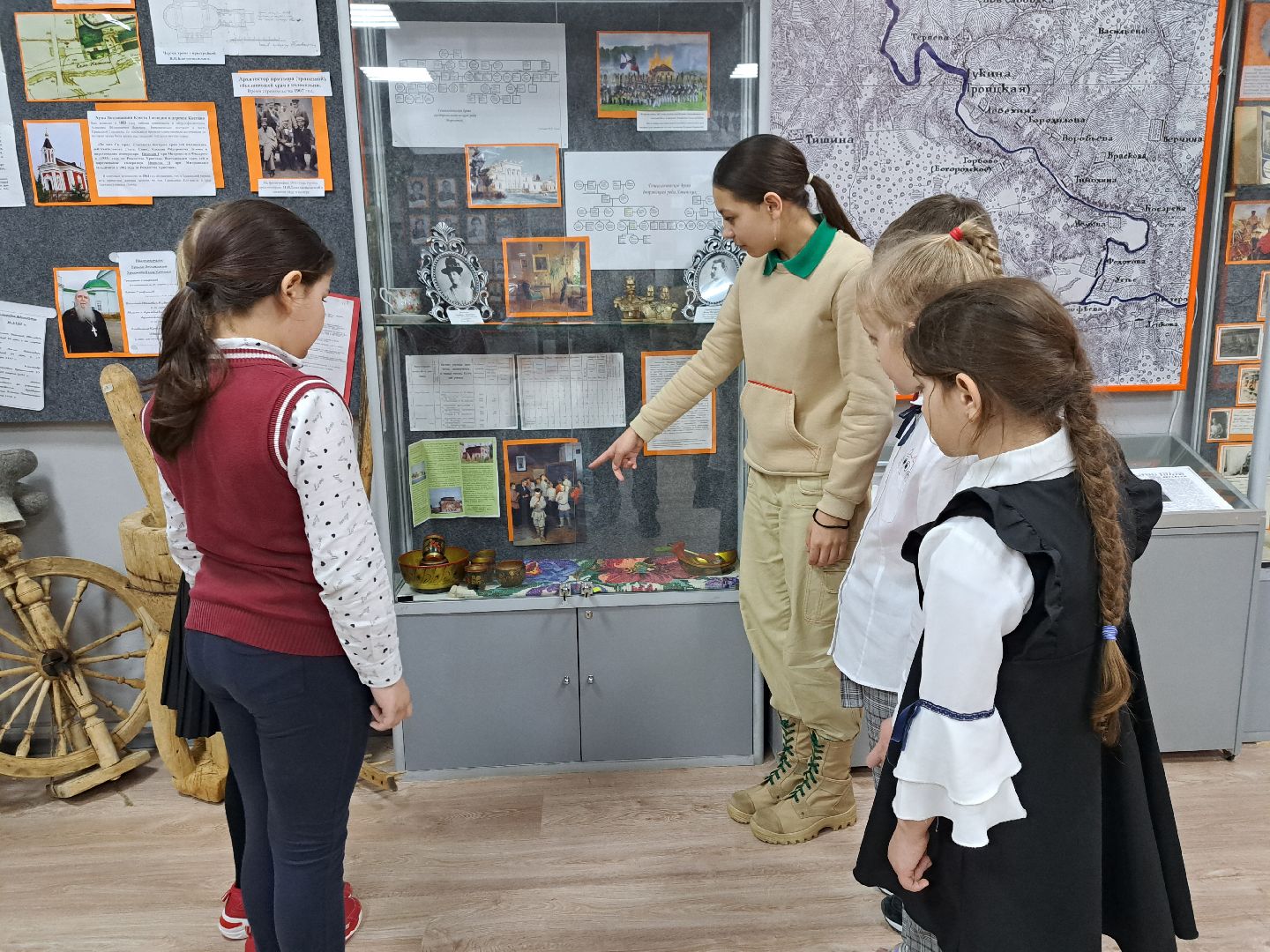 Школьный музей, Кожино, школа, экспонаты, усадьба Морозова