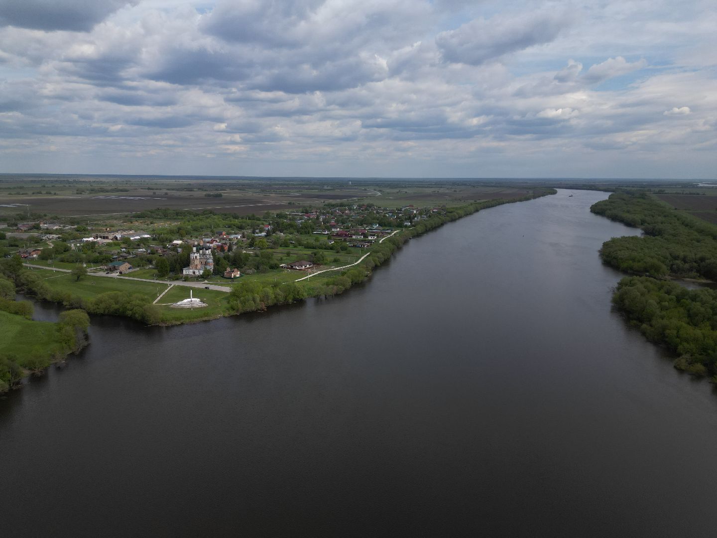 видео с коптера, храм, троицкий,