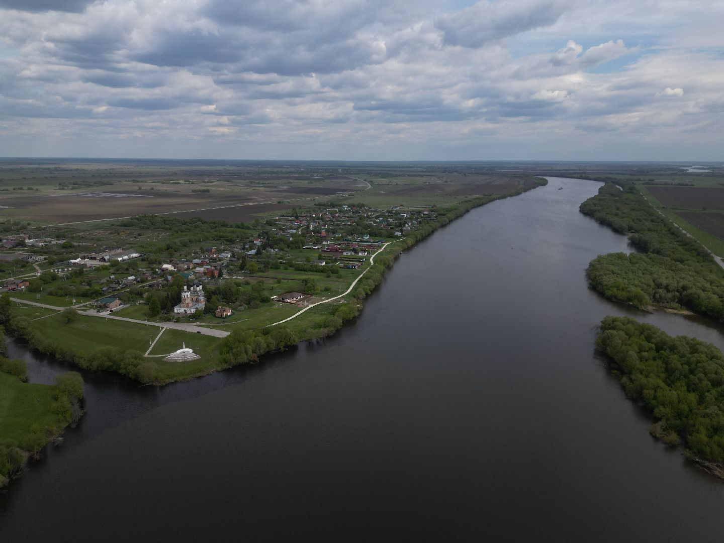видео с коптера, храм, троицкий,