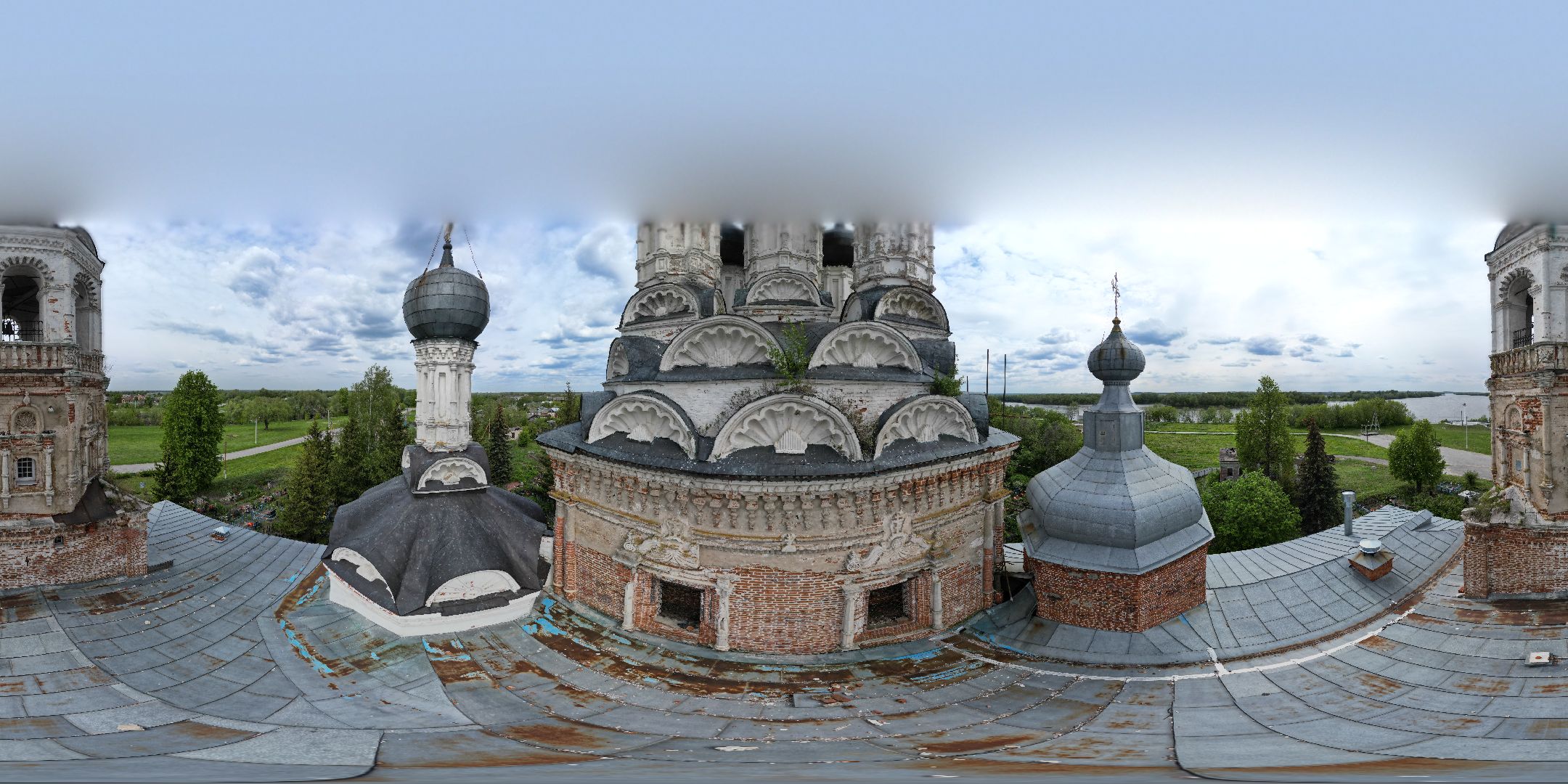 видео с коптера, храм, троицкий,