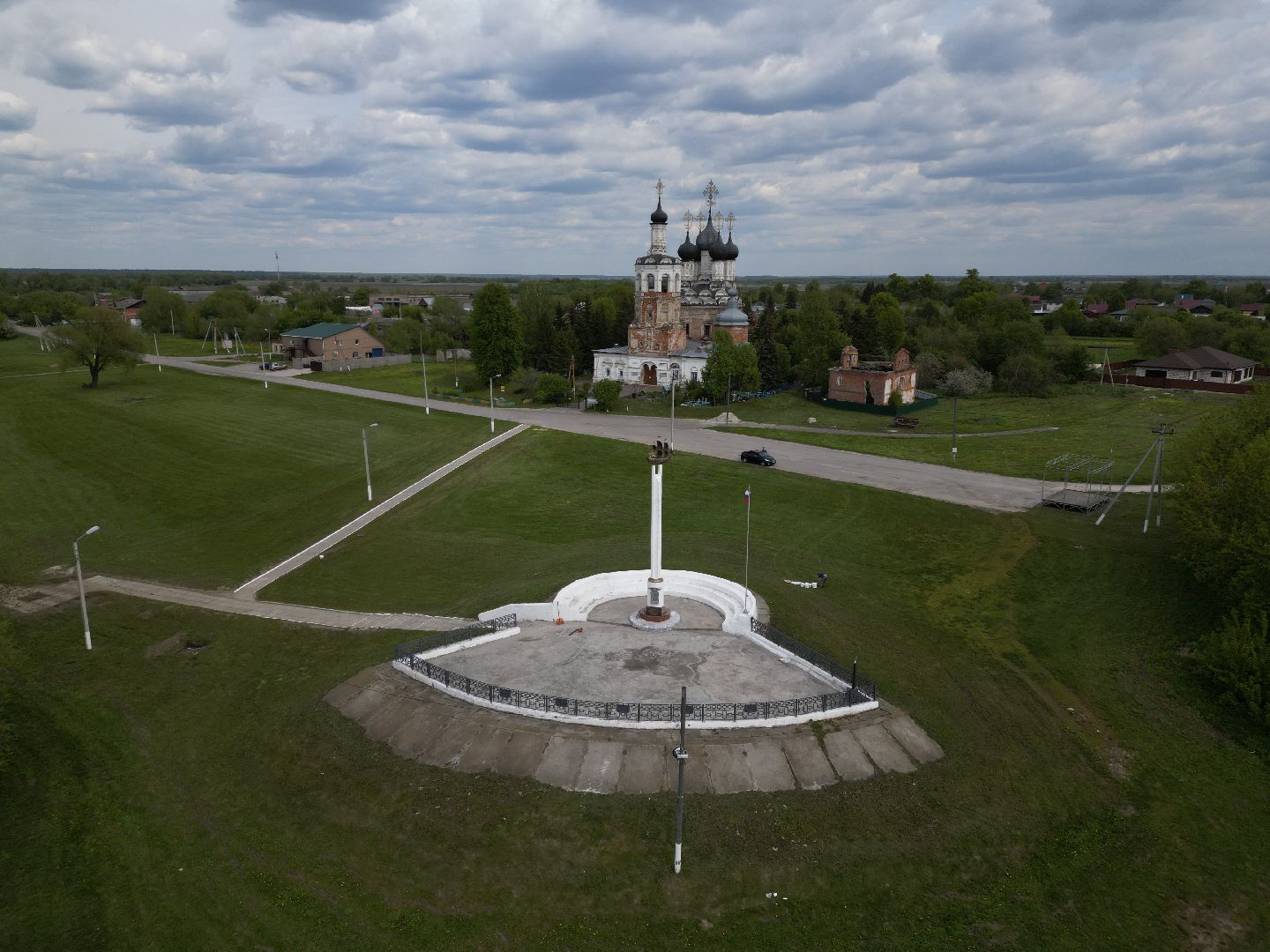 видео с коптера, храм, троицкий,