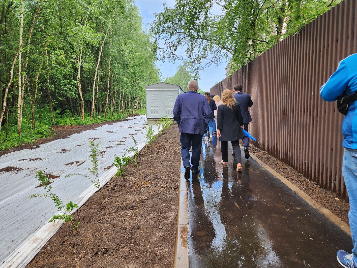 благоустройство, тропа жизни, пешеходная дорожка, деревня Спасское, расторгуево, ленинский округ, лго, тропинка,