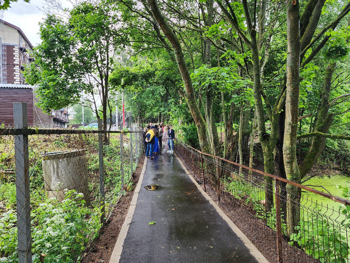 благоустройство, тропа жизни, пешеходная дорожка, деревня Спасское, расторгуево, ленинский округ, лго, тропинка,