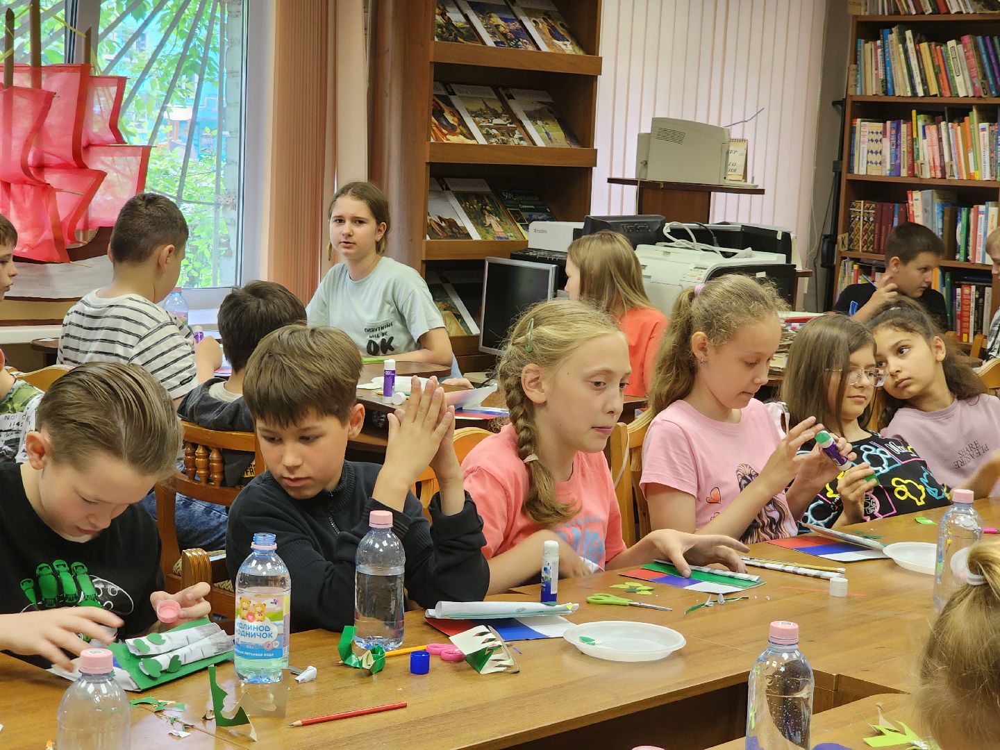 Лобня, летний лагерь, день россии, дети, творчество,