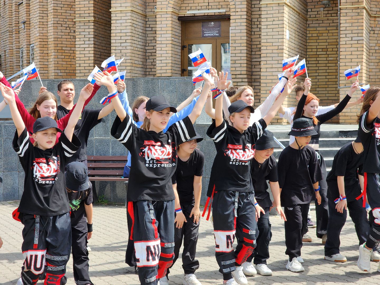 Ногинск, день россии, флешмоб, танцы, общество, жители,