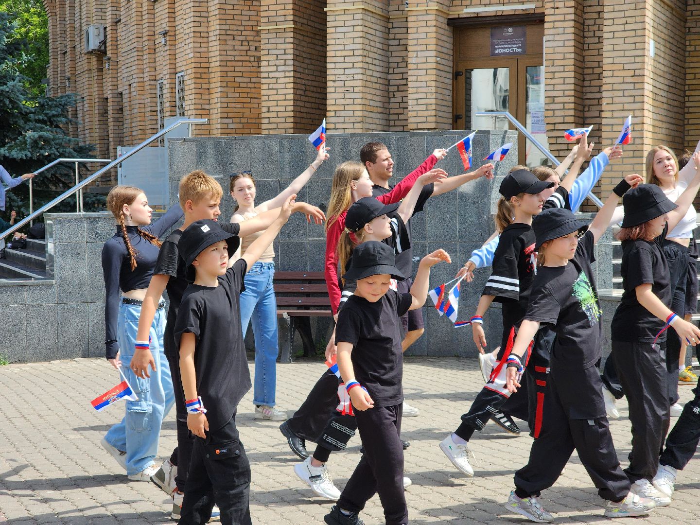 Ногинск, день россии, флешмоб, танцы, общество, жители,