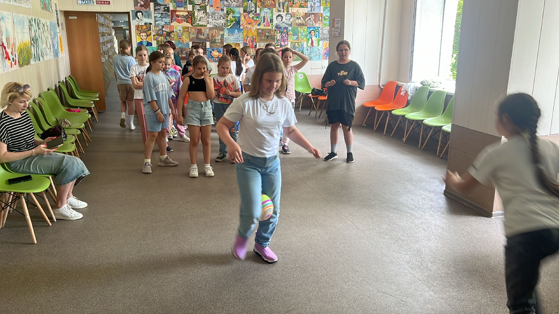 дети, детский лагерь, олимпиада, урок, библиотека,