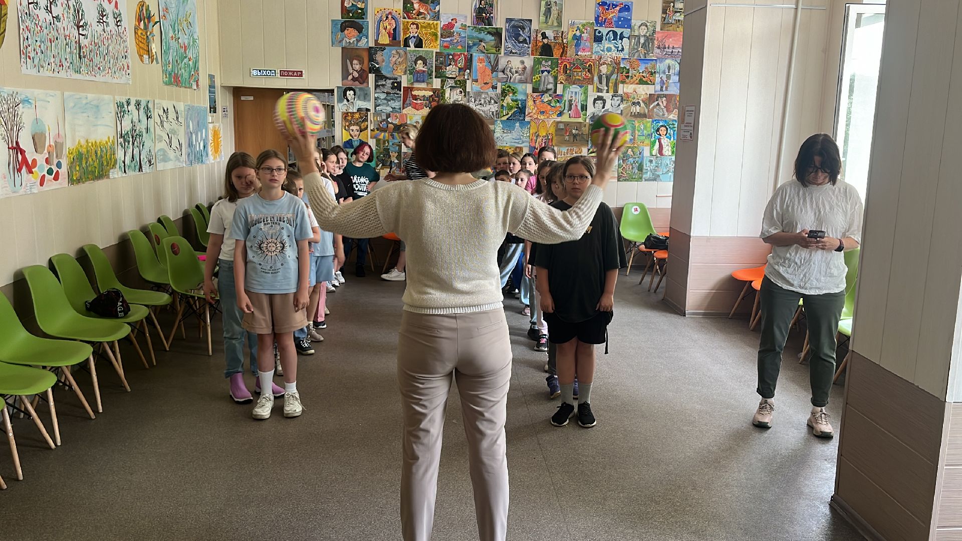 дети, детский лагерь, олимпиада, урок, библиотека,