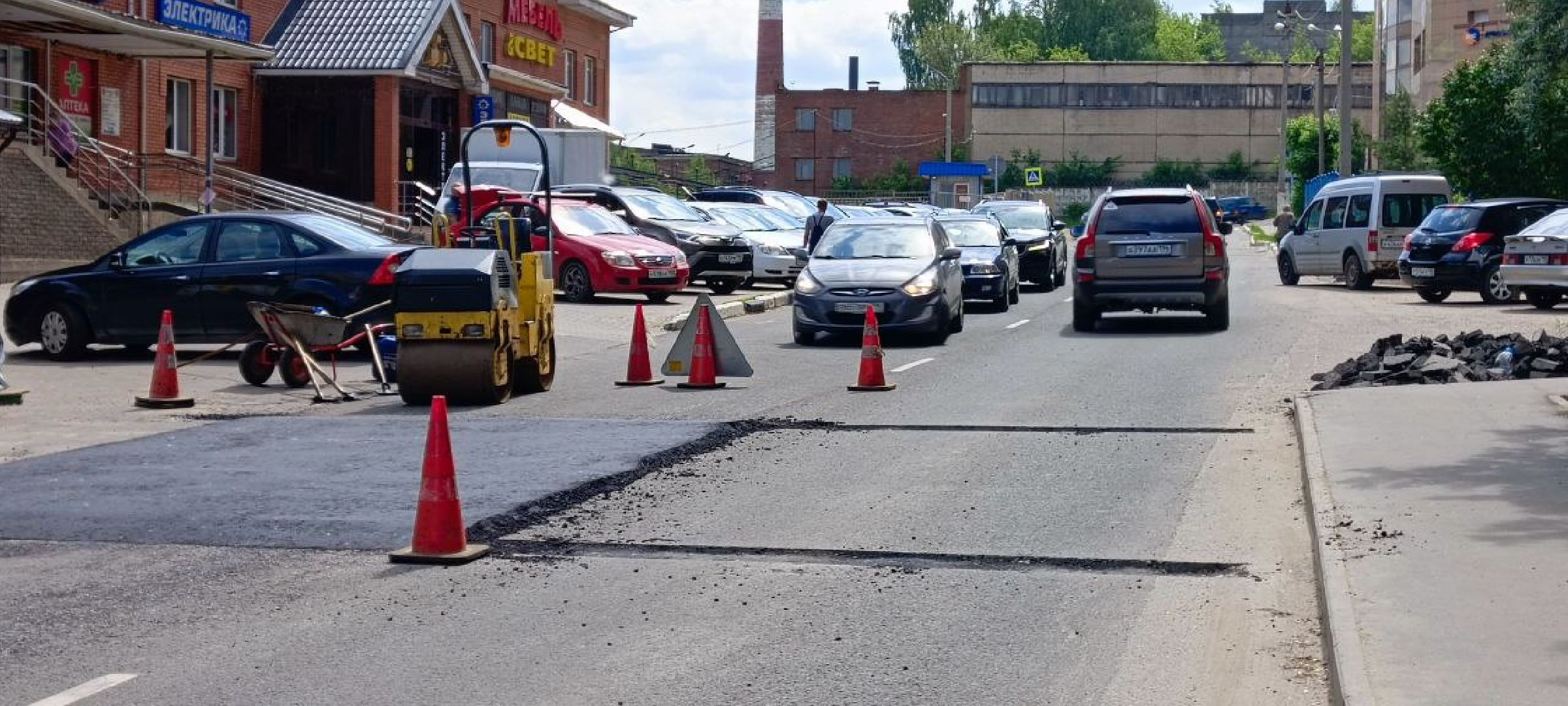 Дмитров, Дороги, Ямочный ремонт,