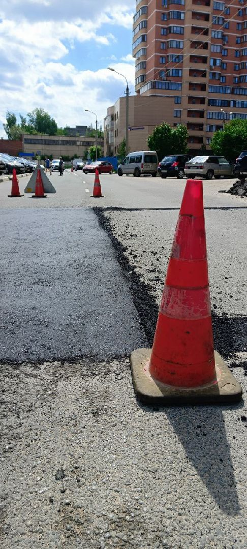 Дмитров, Дороги, Ямочный ремонт,