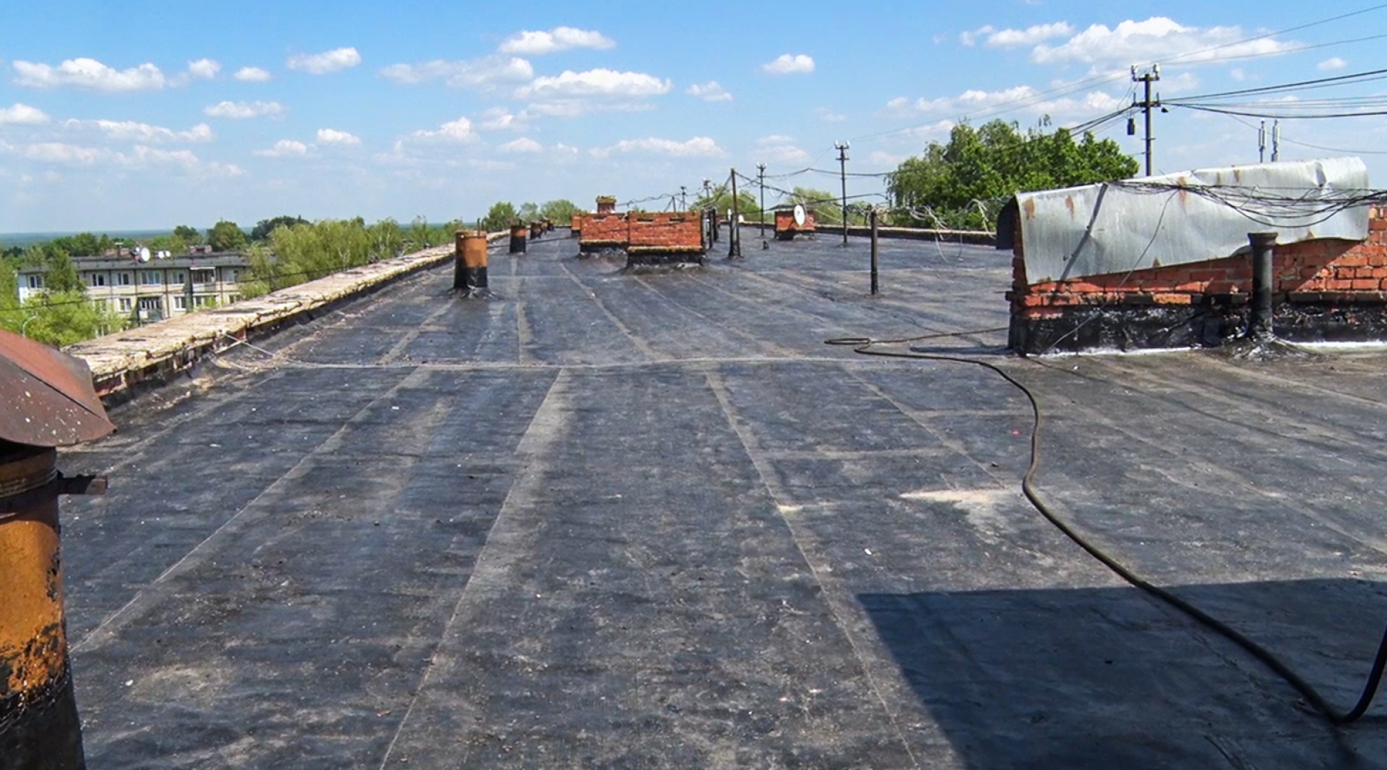 Клин, общество, ЖКХ, ремонт кровли,