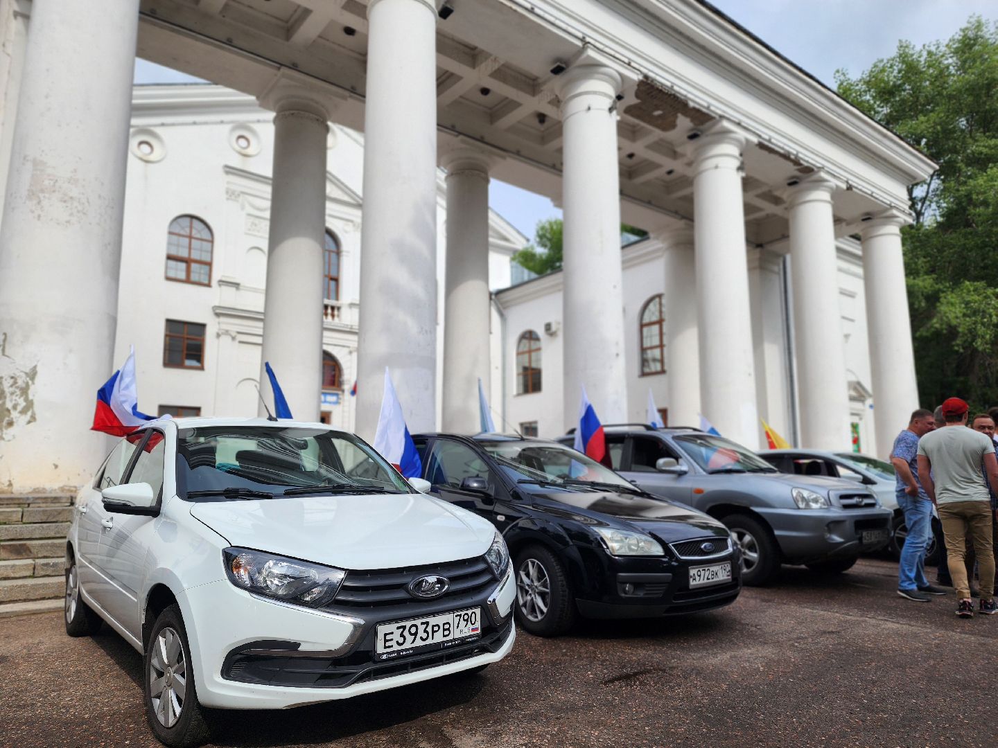 воскресенск, автопробег, день россии,