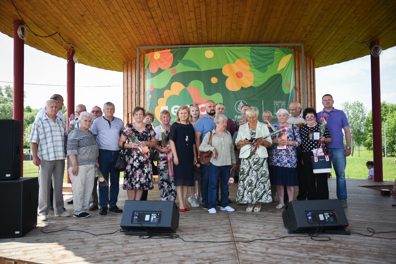 Бронницы, парк бронницкий луг, День России, БАМ, Вручение медалей, Праздник,