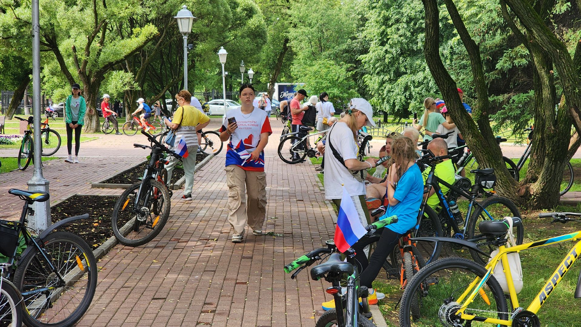 Родина,Подольск, День России, велопробег, праздник,