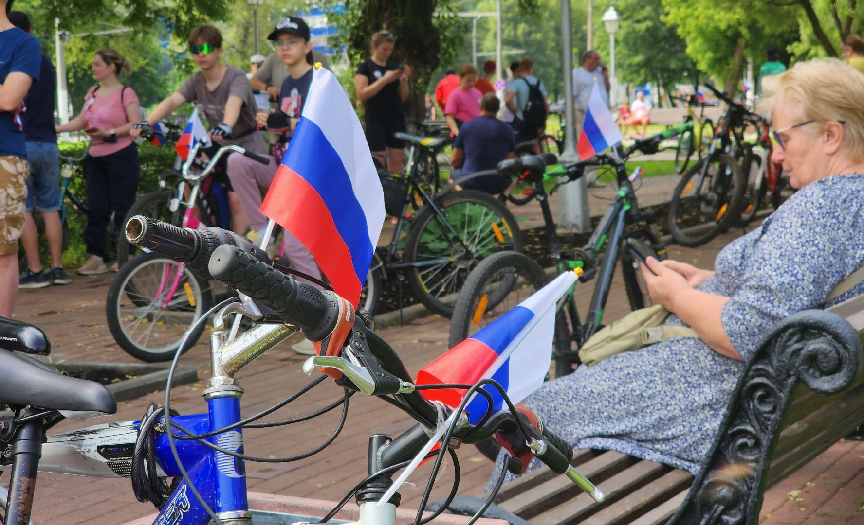 Родина,Подольск, День России, велопробег, праздник,
