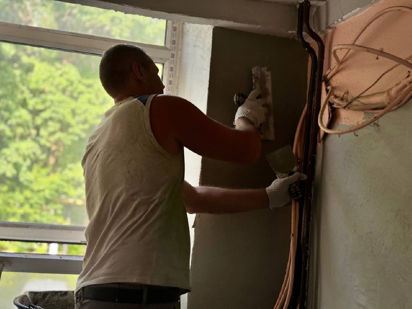 капитальный ремонт, штукатурка, подьезды,