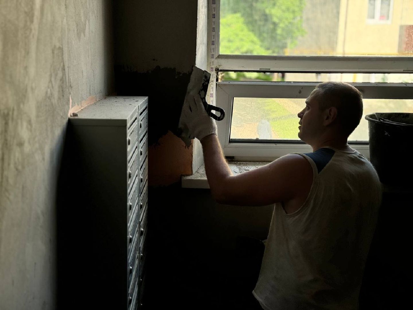 капитальный ремонт, штукатурка, подьезды,