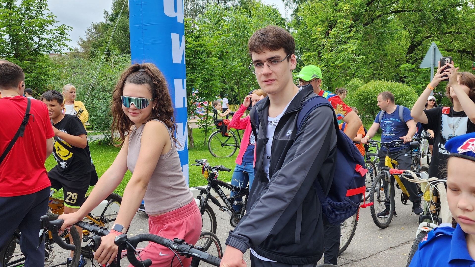 Солнечногорск, велопарад, велосипедисты, День России,