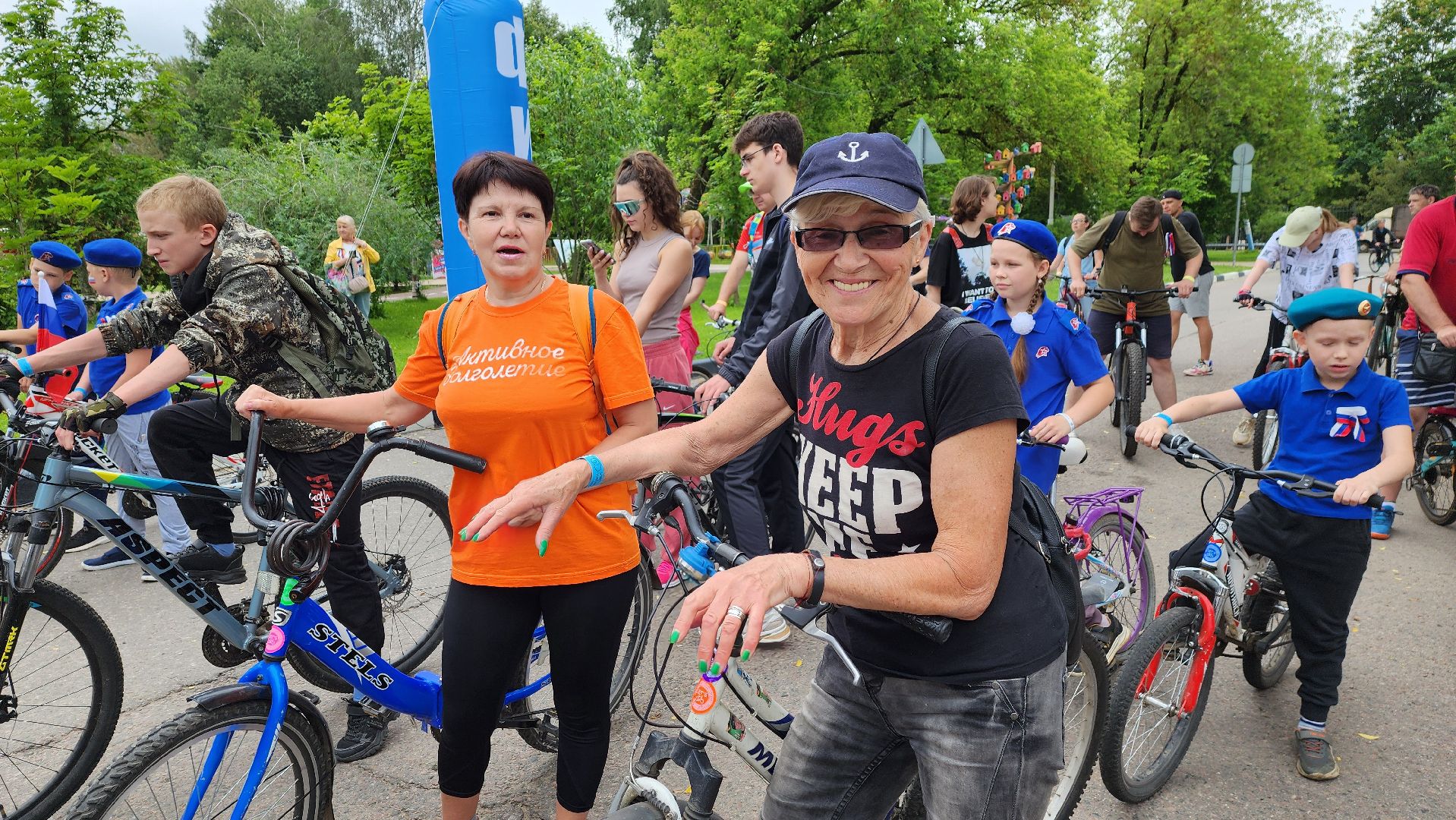 Солнечногорск, велопарад, велосипедисты, День России,