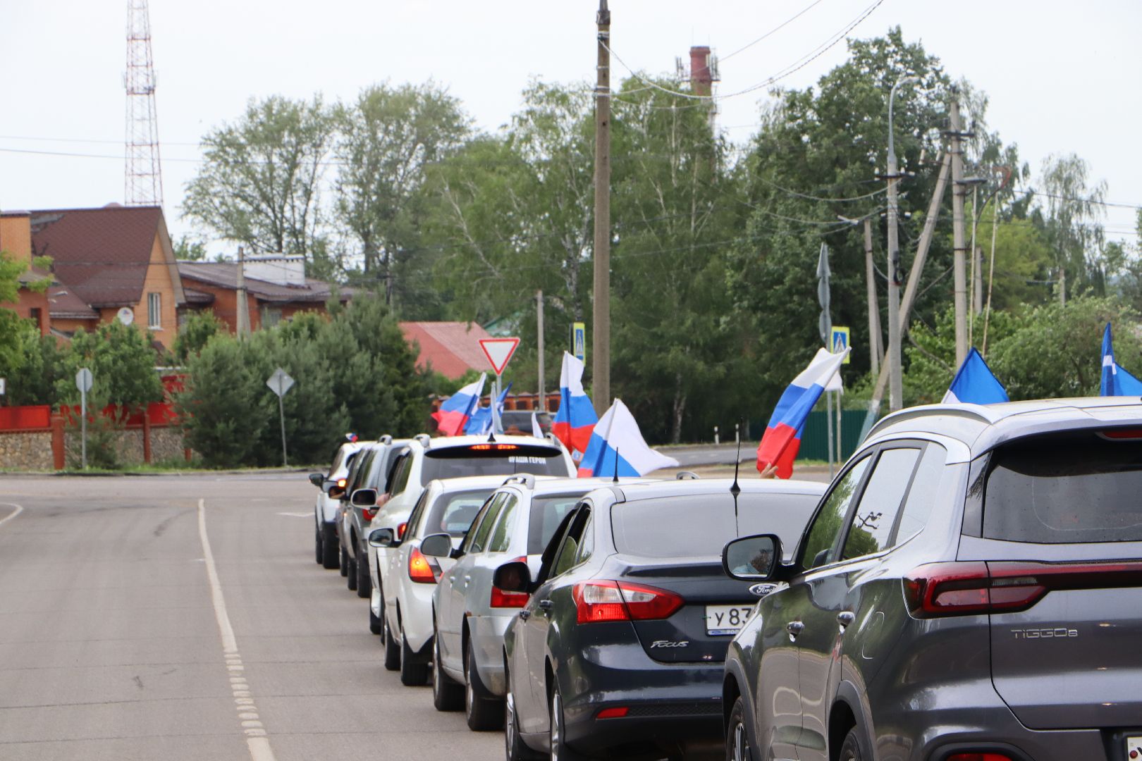 День России, автопробег,