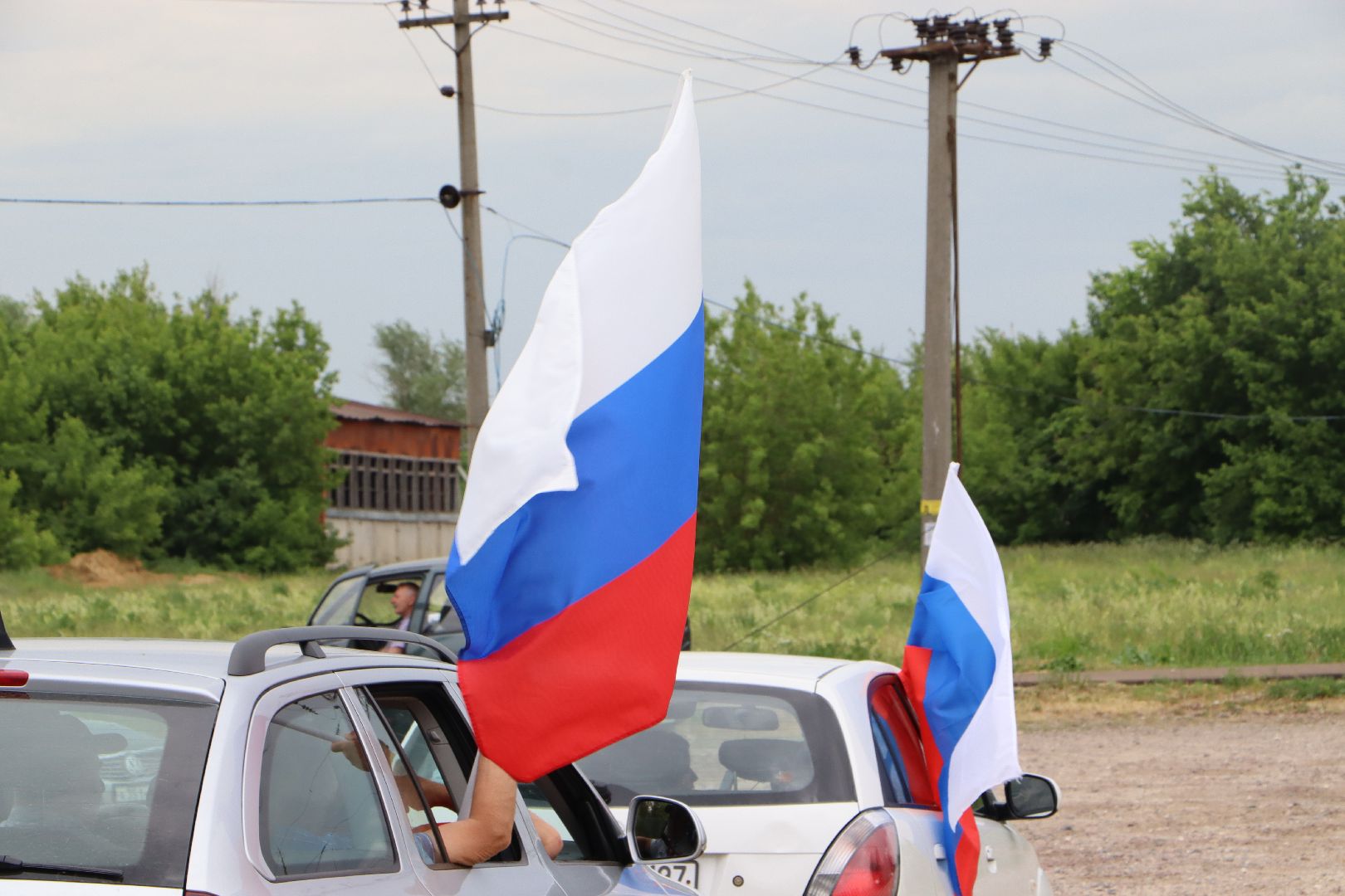 День России, автопробег,