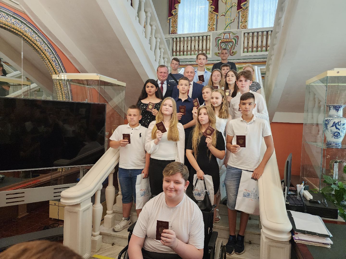 Егорьевск, Подмосковье, Вручение паспортов, день россии, Московская область,