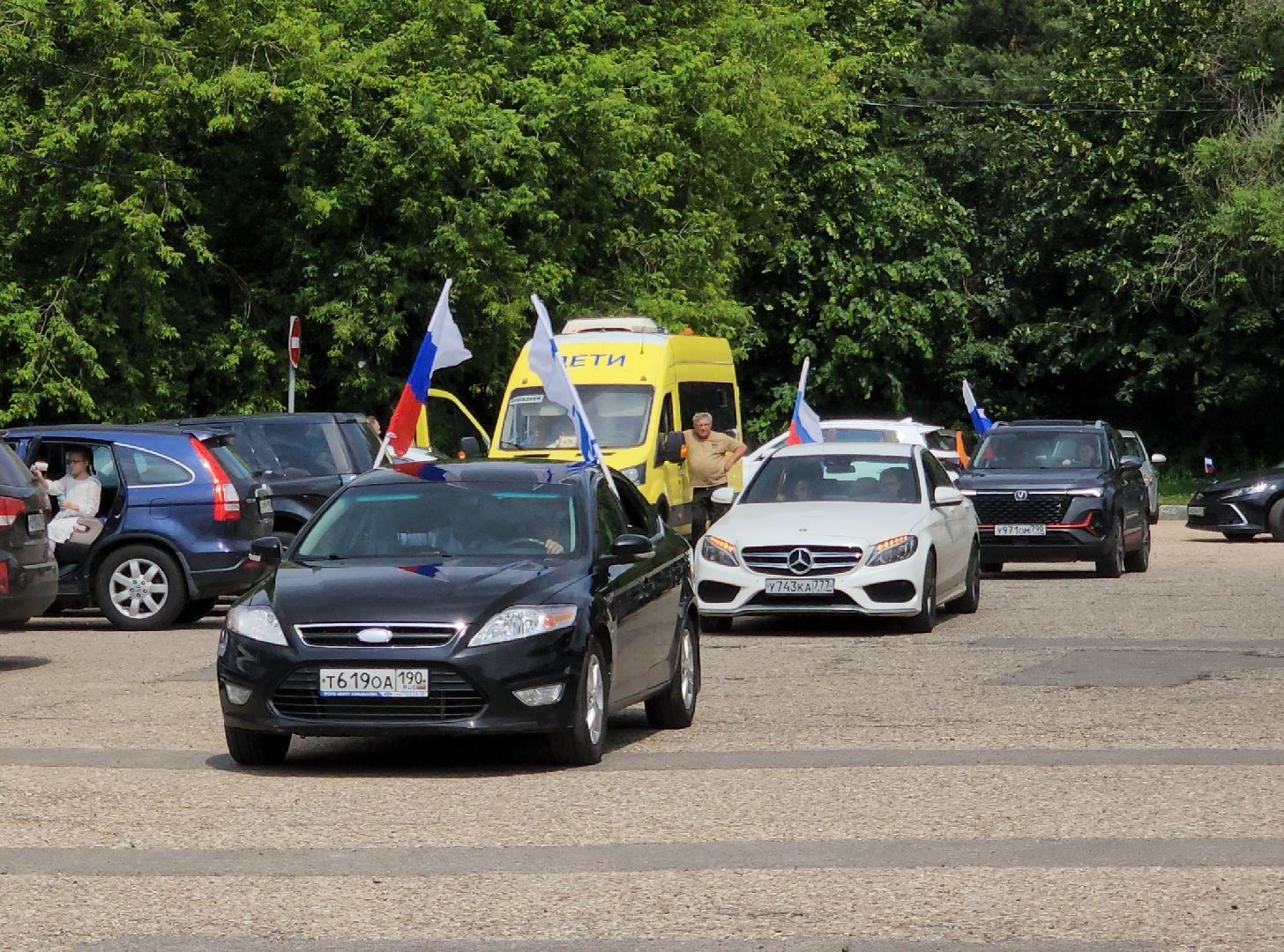 день россии, автопробег, красногорск,