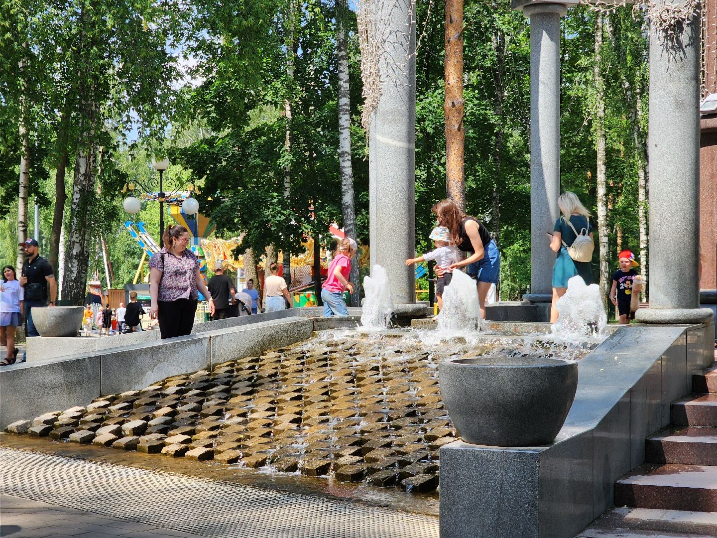 ногинск, парки подмосковья, центральный парк, день россии, общество, жители, концерт,