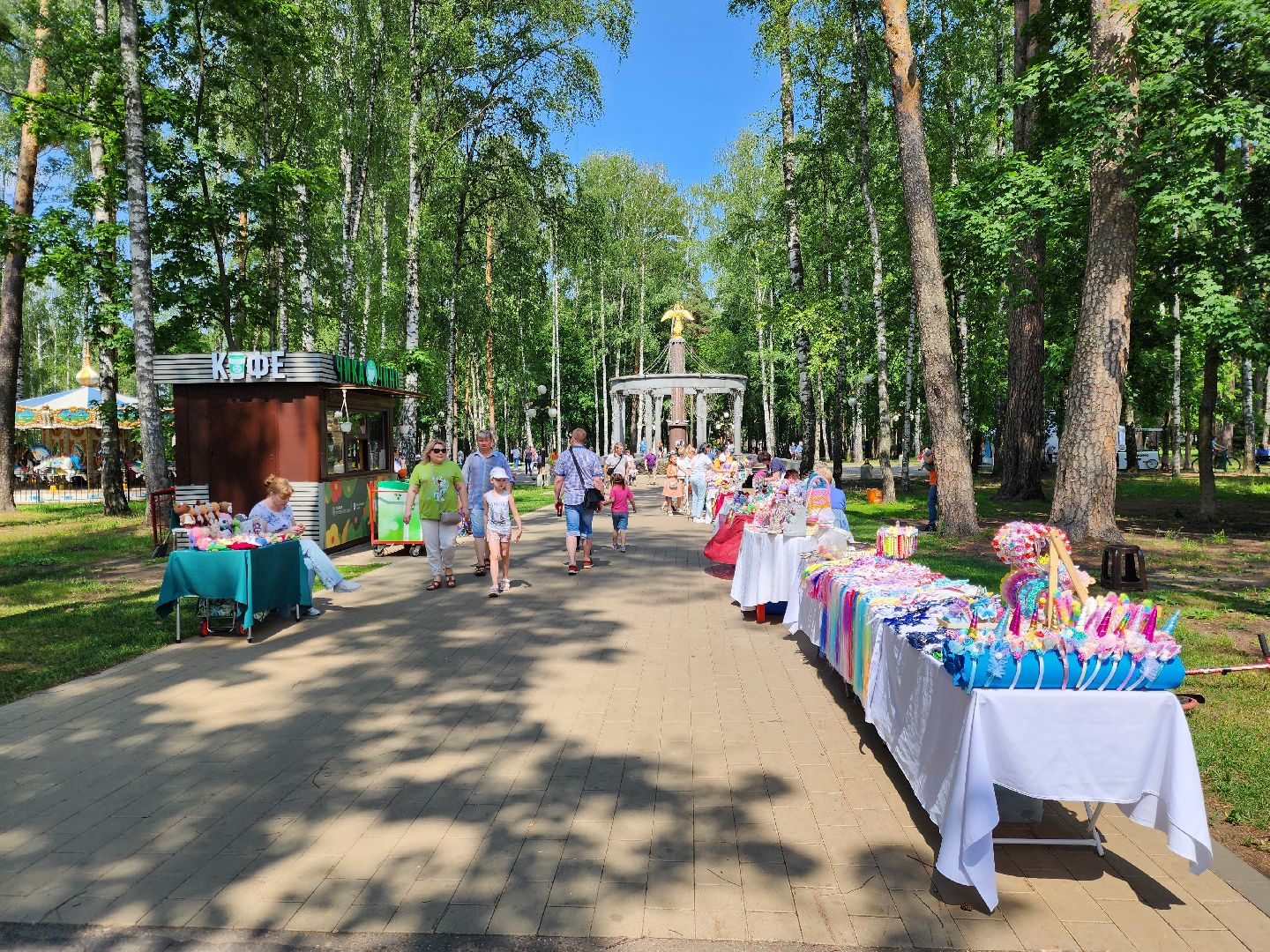 ногинск, парки подмосковья, центральный парк, день россии, общество, жители, концерт,