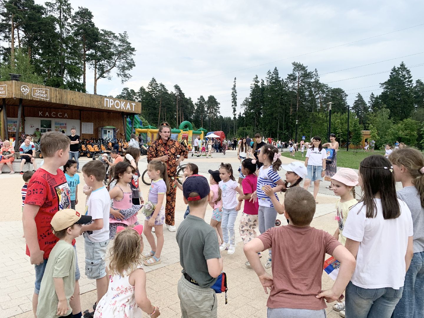 Балашиха, Подмосковье, День России, Парки, Танцевальный флешмоб,