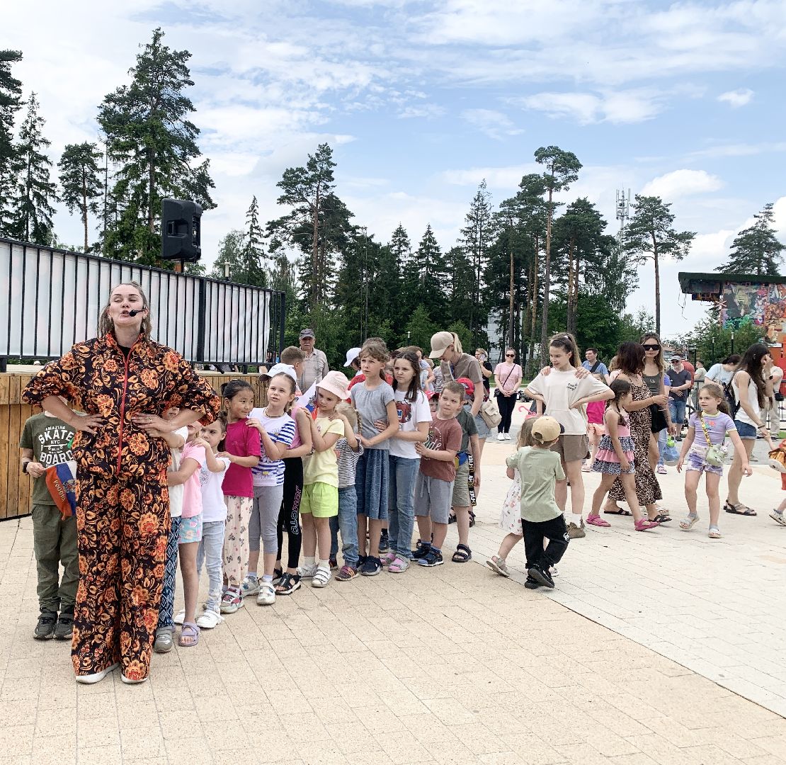 Балашиха, Подмосковье, День России, Парки, Танцевальный флешмоб,