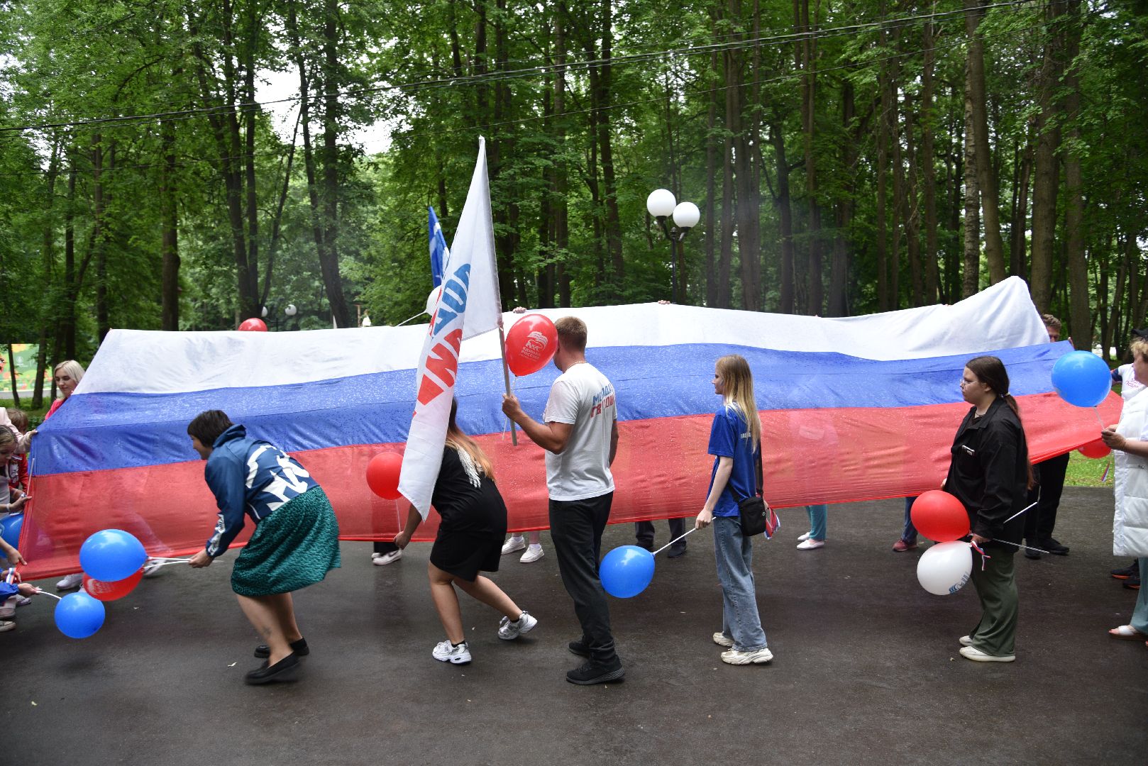 лотошино, лотошинский парк, день россии, день россии 2024, акция, парки подмосковья,