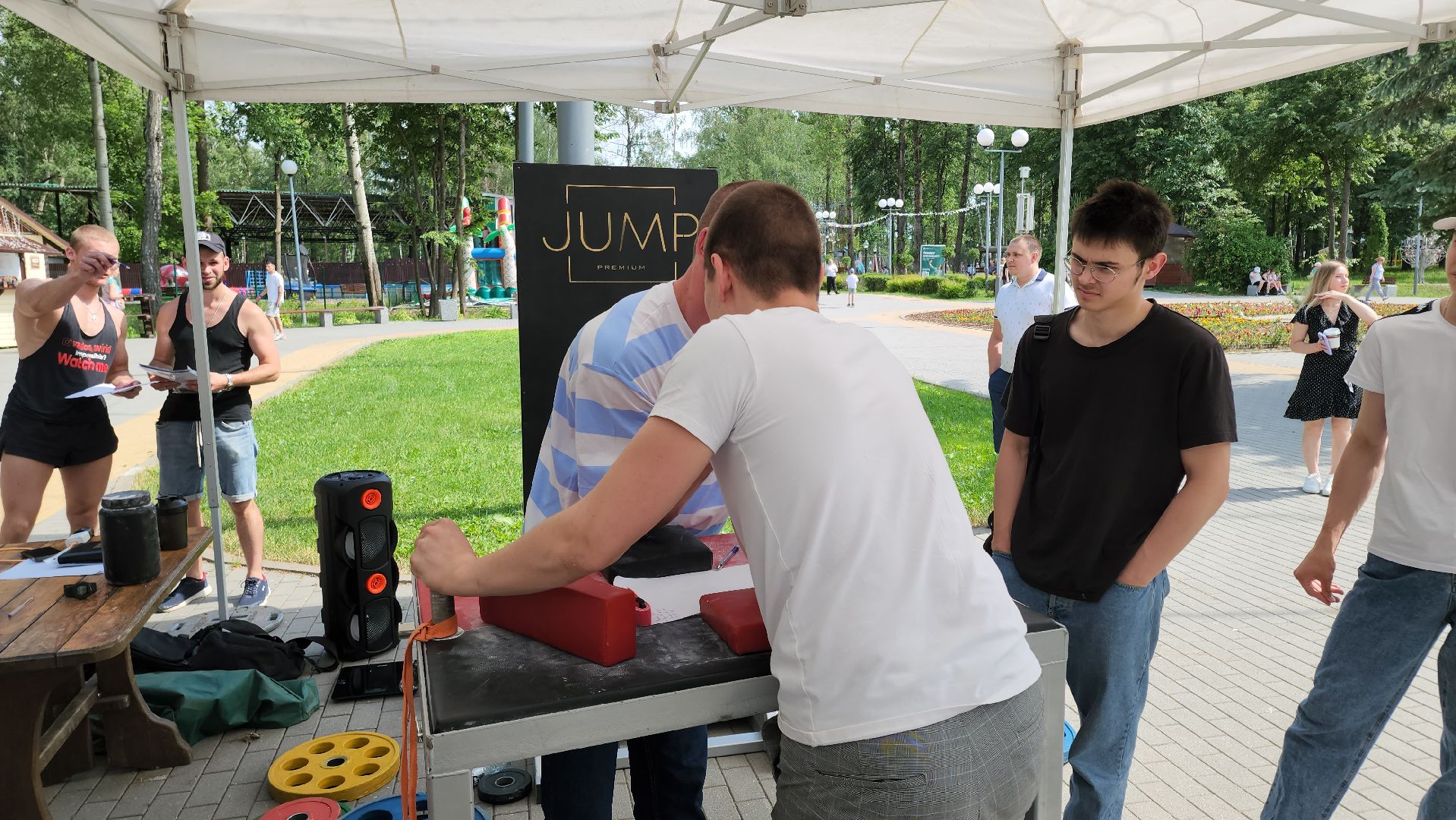 кашира, городской парк, день россии, соревнования, армрестлинг, строгий подъем на бицепс, спорт, фитнес,