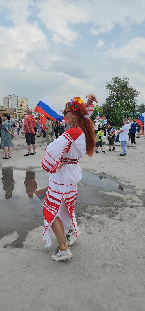 долгопрудный, день россии, мастер класс, концерт, байкеры, вышиванка,