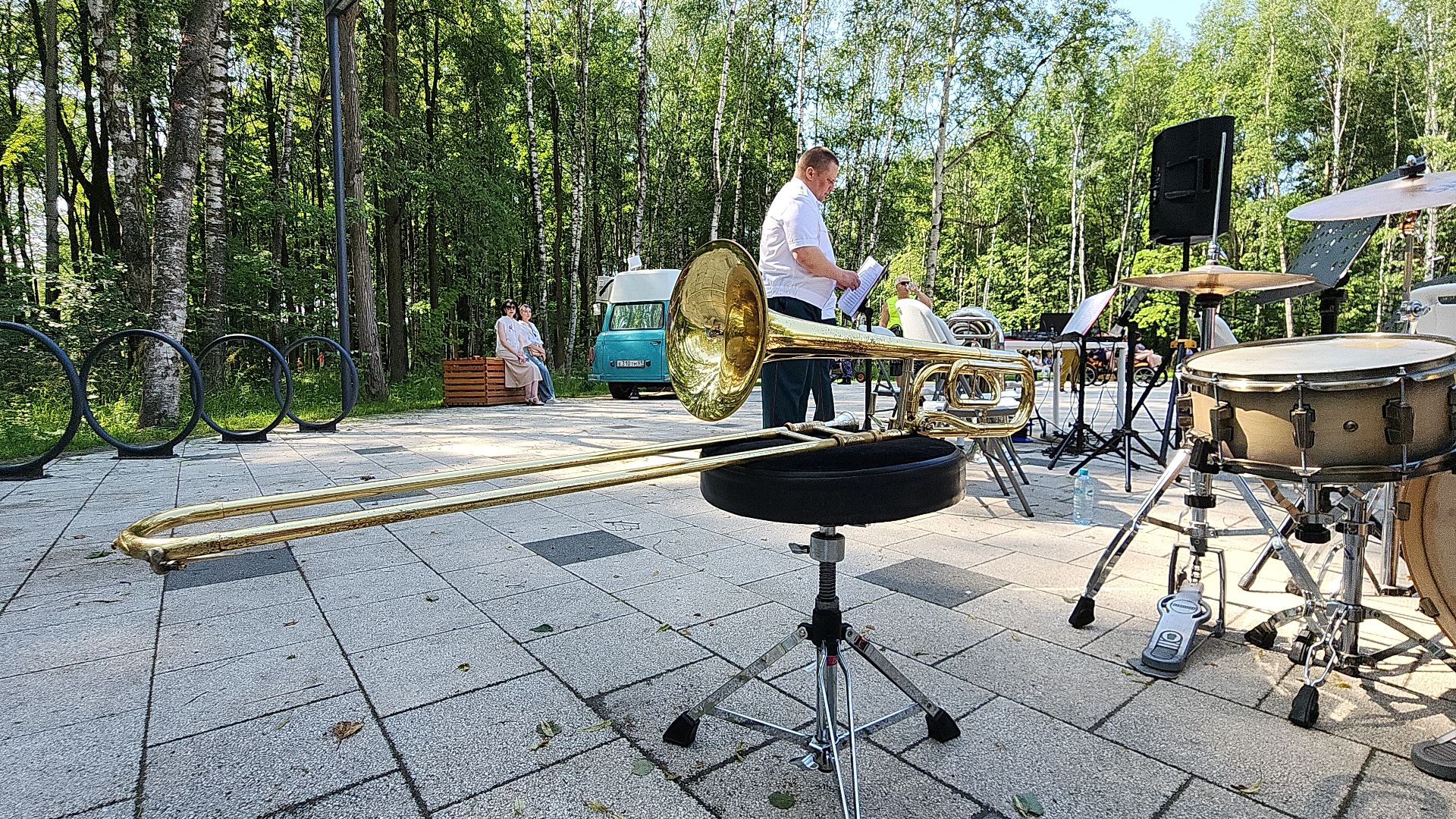 день россии, день россии 2024, праздник, электросталь, мой город, жители города, парк, парк авангард, военный оркестр,