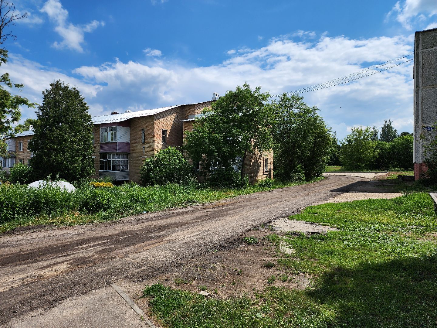 Луховицы, благоустройство двора,