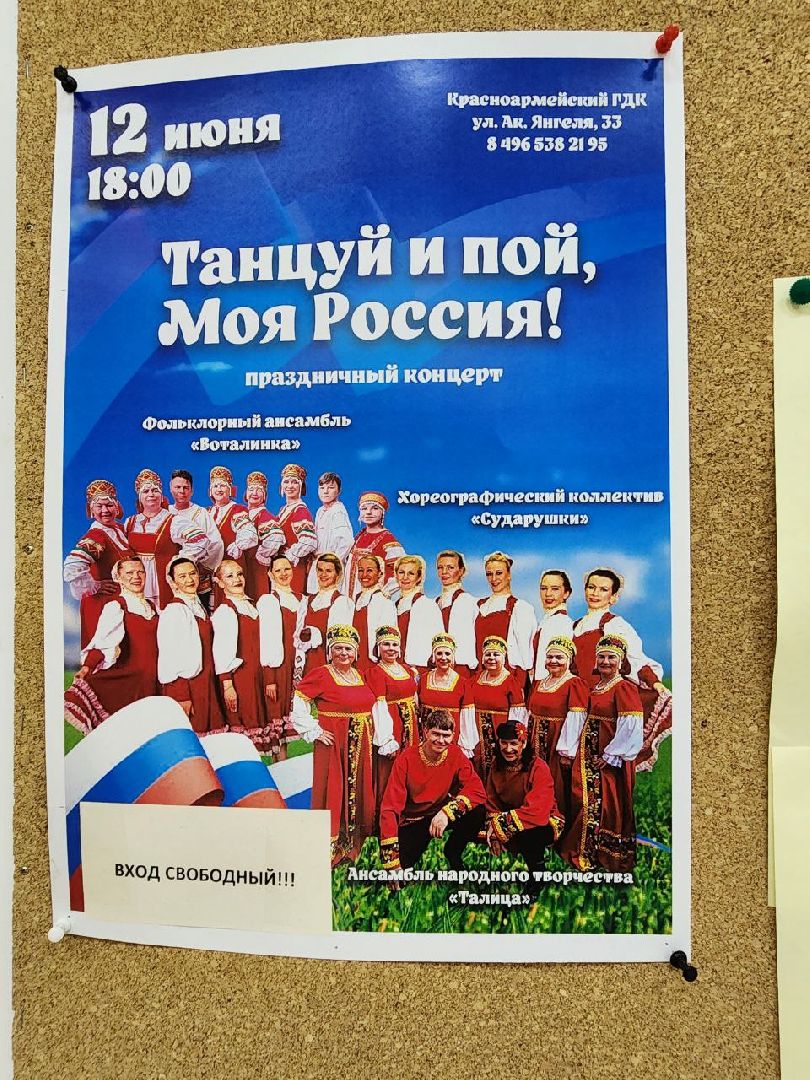 красноармейск, г.о. пушкинский, концерт, день россии 2024,