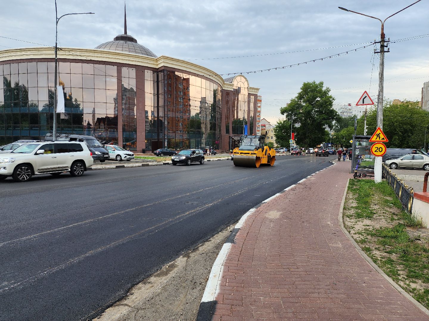 раменское, дороги, ремонт дороги на улице Красноармейской в Раменском,