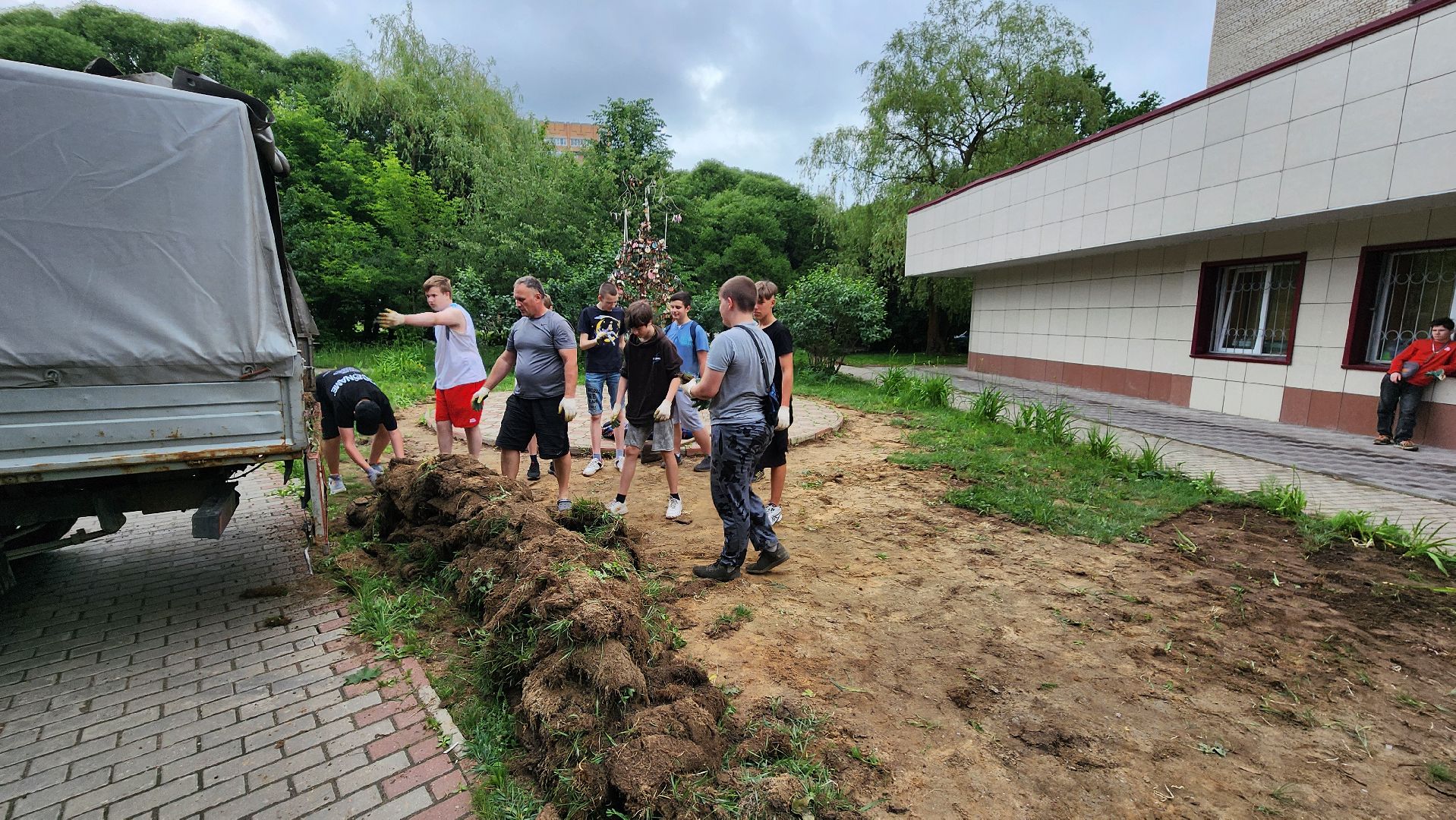 благоустройство, цми, трудовой десант, комбинат благоустройства, протвино,