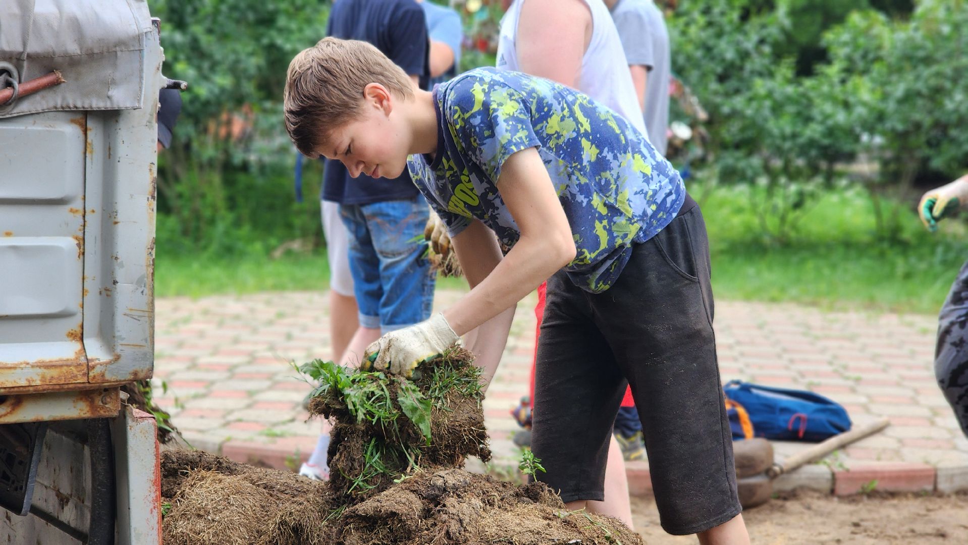 благоустройство, цми, трудовой десант, комбинат благоустройства, протвино,