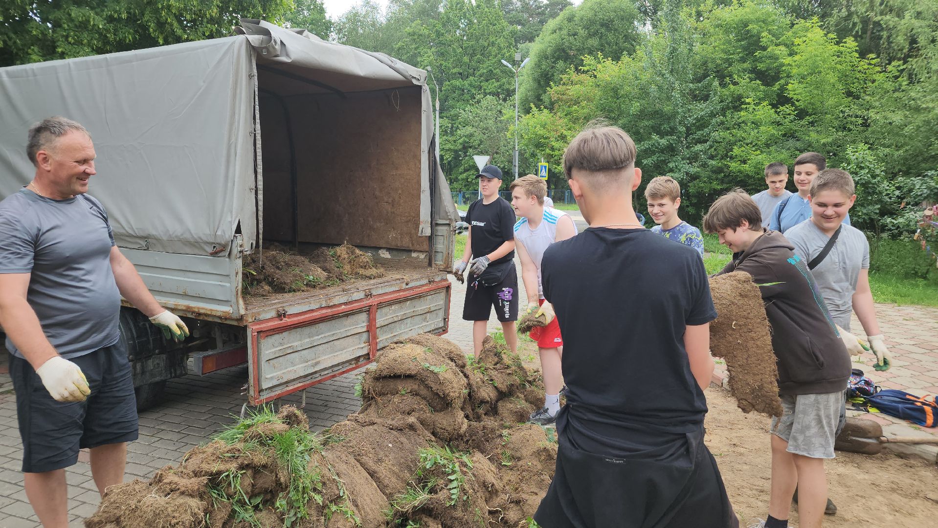 благоустройство, цми, трудовой десант, комбинат благоустройства, протвино,