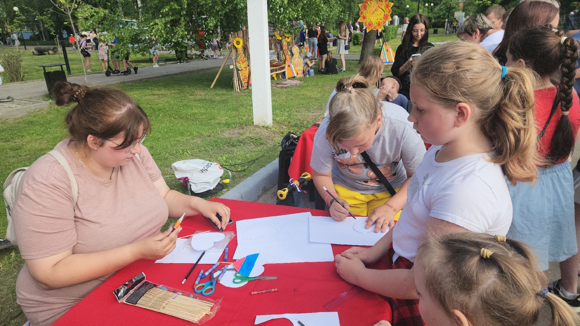 шатура, креативные мастер-классы, креативность, олимпийский, день россии,