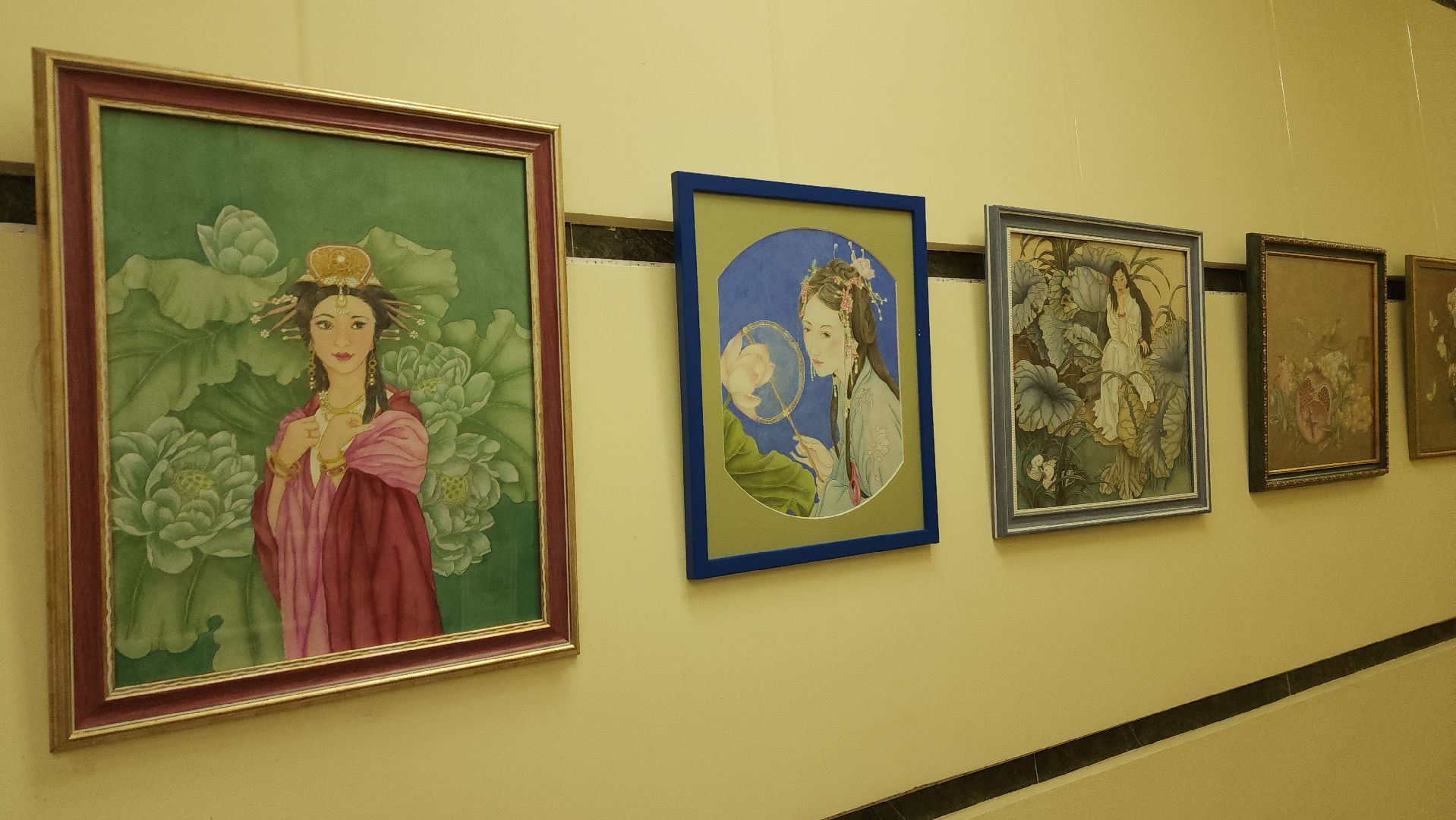 пушкино, живопись, китай, картины, художница, актриса, библиотека,