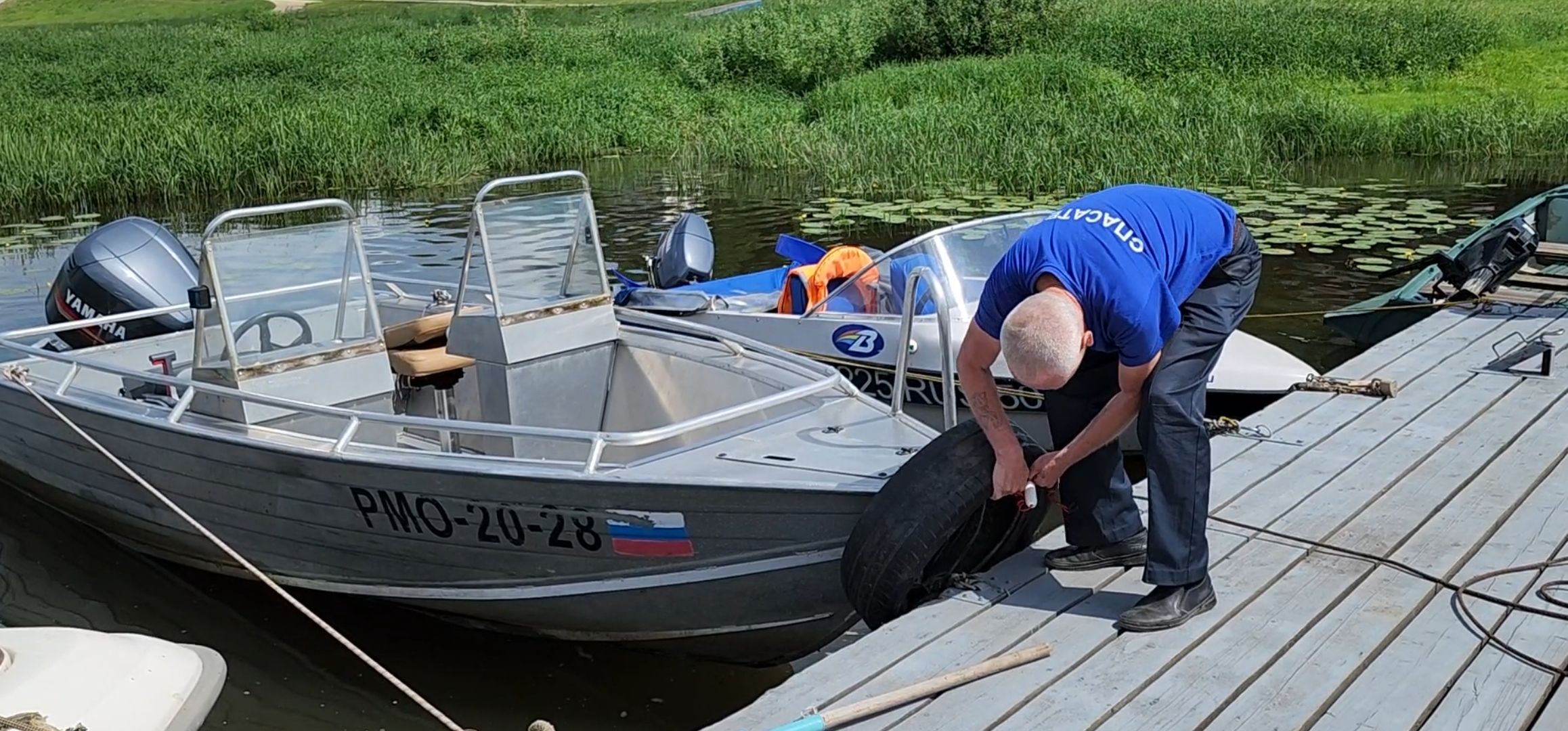 кашира, водно-спасательная станция, безопасность на воде, ока, набережная оки, отдых у воды, еддс, вельбот, спасатели,
