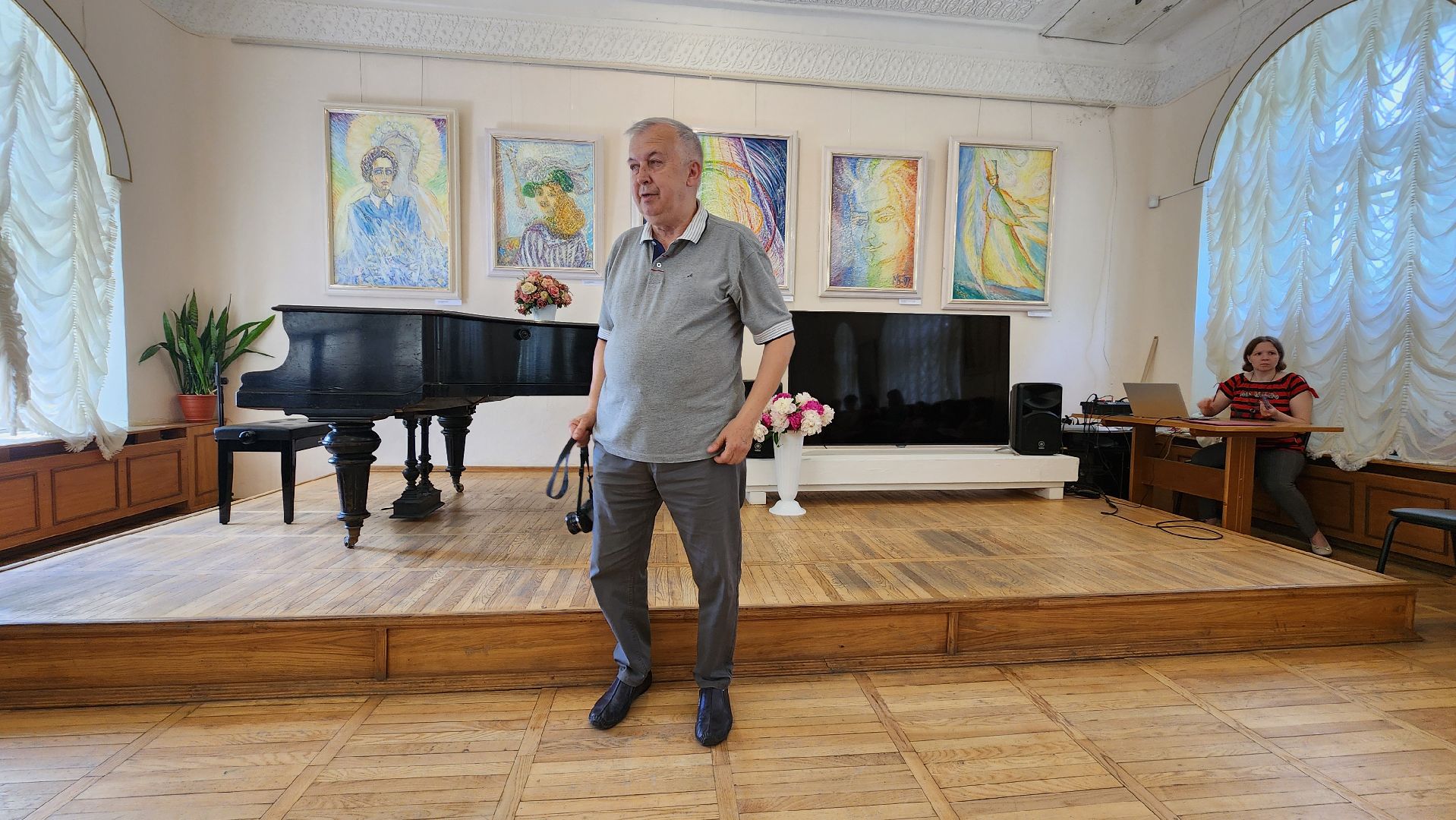 кашира, краеведческий музей, выставка, деревянная игрушка, богородская игрушка, ноев ковчег, александр михайлов,