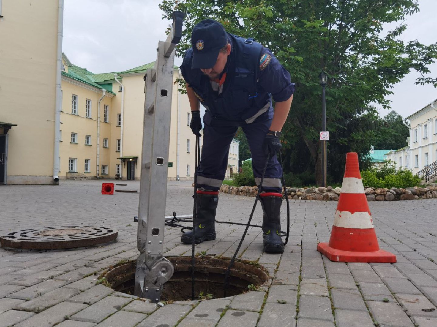 Сергиев Посад, Мособлпожспас, Спасатели, Утята, Природа,