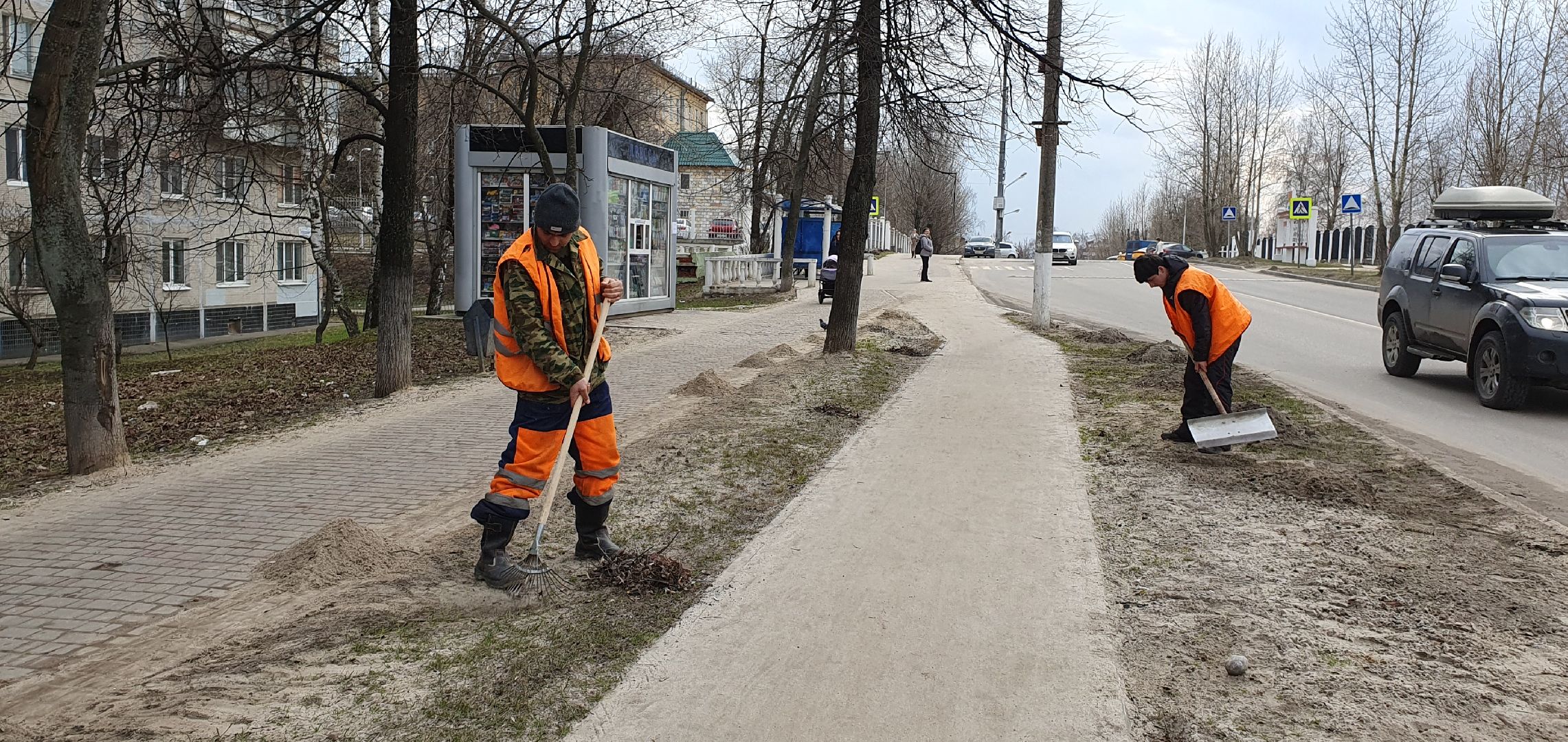 уборка, Дзержинский, перемены, месячник чистоты